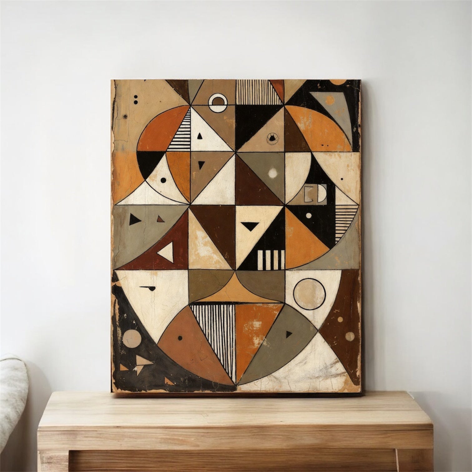 modern aesthetic canvas painting