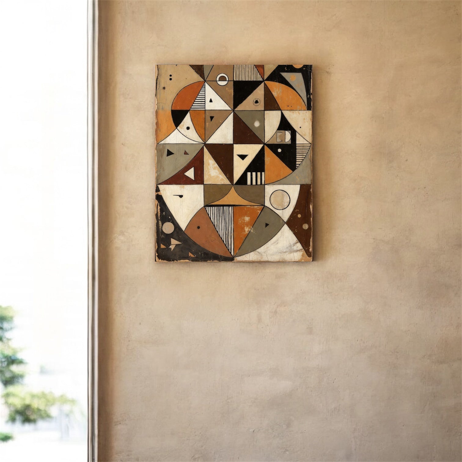 modern aesthetic canvas painting