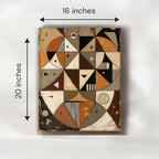 modern aesthetic canvas painting