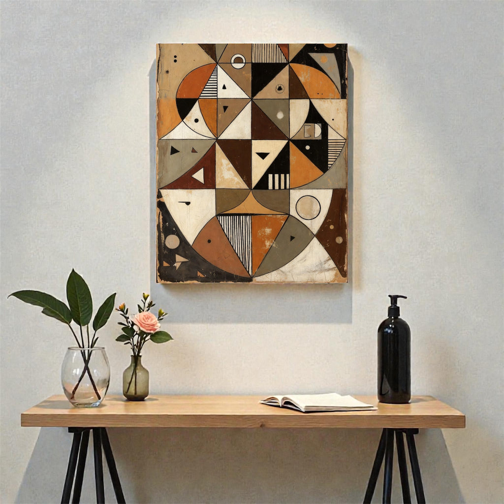 modern aesthetic canvas painting